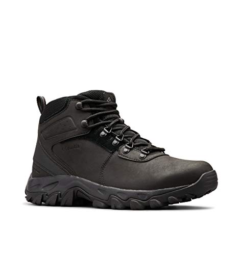 Columbia NEWTON RIDGE PLUS II WATERPROOF, Botas Montaña de Senderismo y Trekking Hombre, Black, Black, 42 EU