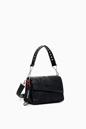 Desigual, ACCESSORIES PU HAND BAG Mujeres, Negro