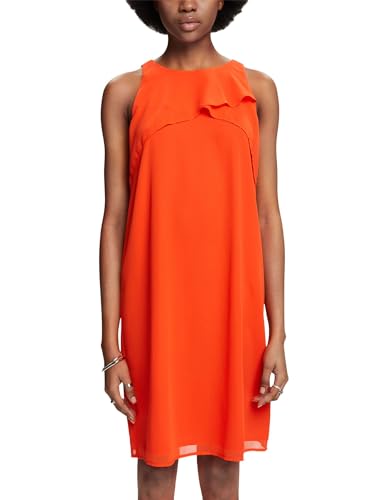ESPRIT 034ee1e330 Vestido, 880/Bright Orange, L para Mujer