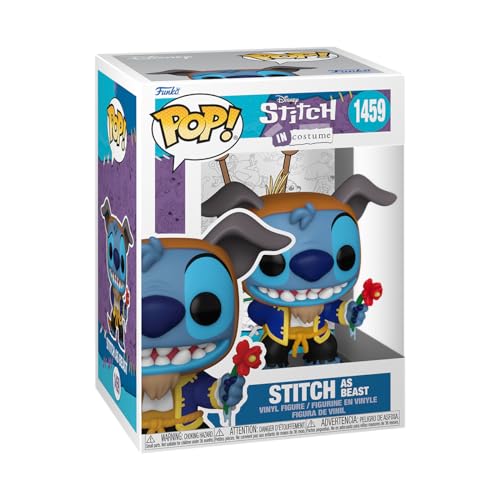 Funko Pop! Disney: Stitch Costume - Beast - Lilo and Stitch - Figura de Vinilo Coleccionable - Idea de Regalo- Mercancia Oficial - Juguetes para Niños y Adultos - Movies Fans