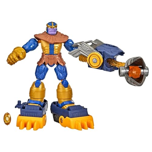 Hasbro Marvel Avengers Bend and Flex Missions Thanos Fire Mission Figure, 15-cm-Scale Bendable Toy for Kids Ages 4 and Up, Multicolor, (F5869)