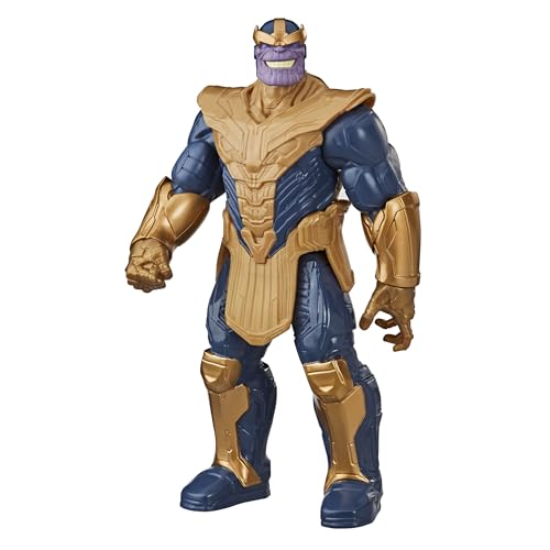 Marvel Avengers Titan Hero Series - Thanos - Figura de acción Deluxe de 30 cm - Juguete de superhéroes para niños y niñas a Partir de 4 años