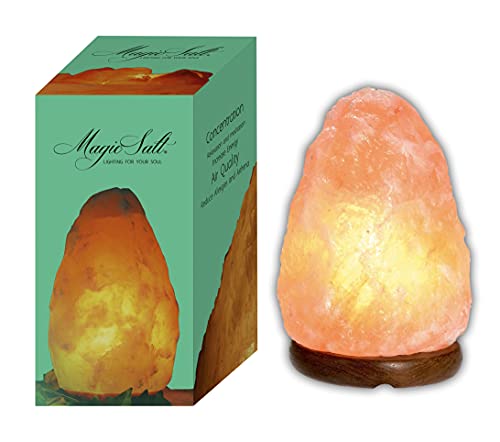 Lámpara de sal del Himalaya de hasta 2kg - Magic Salt® Lighting For Your Soul