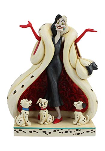 Disney Traditions, Figura de Cruella De Vil de '101 Dalmatas', para coleccionar, Enesco