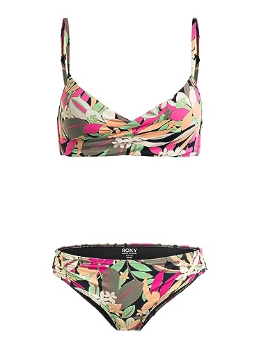 Roxy Printed Beach Classics - Conjunto de bikini cruzado para Mujer