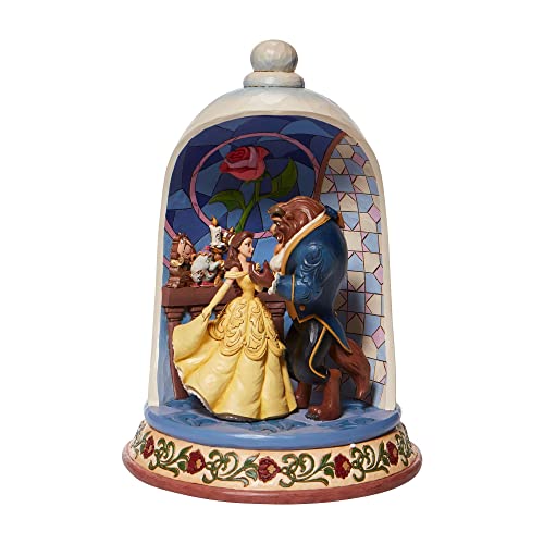 Enesco Disney Traditions - Figura Decorativa con Forma de cúpula de Rosas, (6008995)