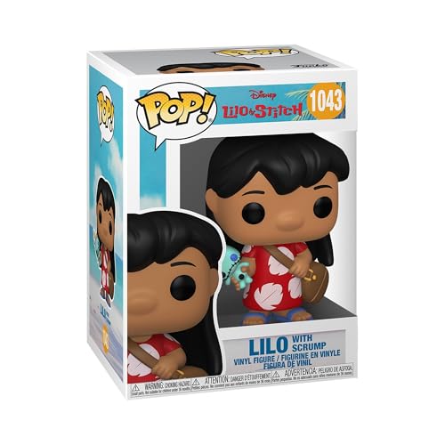 Funko Pop! Vinyl: Disney: Lilo & Stich - Lilo With Scrump - Lilo & Stitch- Figura de Vinilo Coleccionable - Idea de Regalo - Mercancia Oficial - Juguetes para Niños y Adultos - Movies Fans