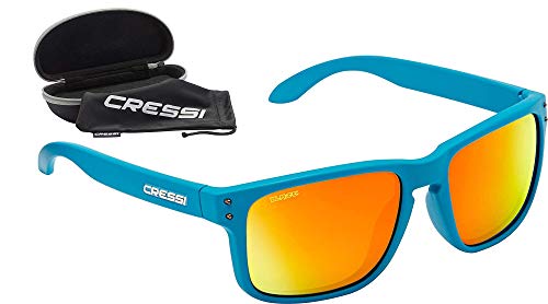 Cressi Blaze Sunglasses Gafas de Sol con Lentes HTC polarizadas y repelentes al Agua, Adultos Unisex, Aguamarina, Talla única