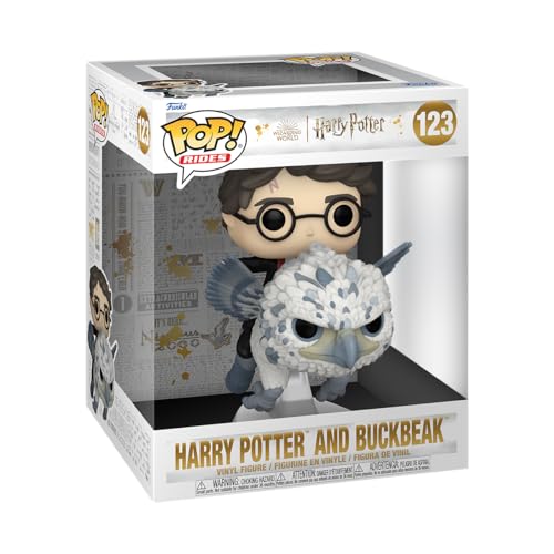 Funko Pop! Rides Deluxe: Harry Potter Prisoner of Azkaban - Harry & Buckbeak - Figura de Vinilo Coleccionable - Idea de Regalo- Mercancia Oficial - Juguetes para Niños y Adultos - Movies Fans