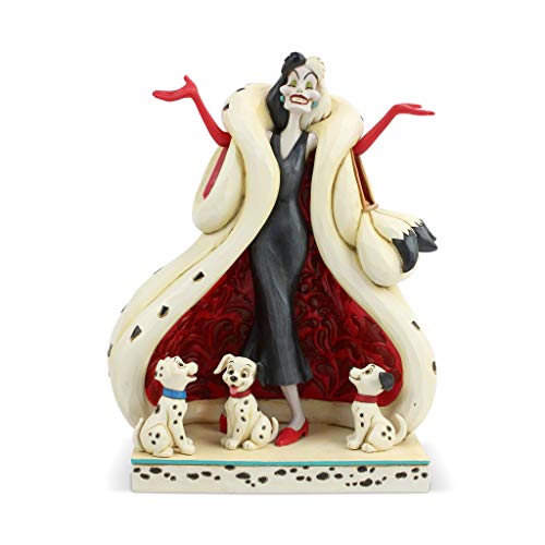 Disney Traditions, Figura de Cruella De Vil de '101 Dalmatas', para coleccionar, Enesco
