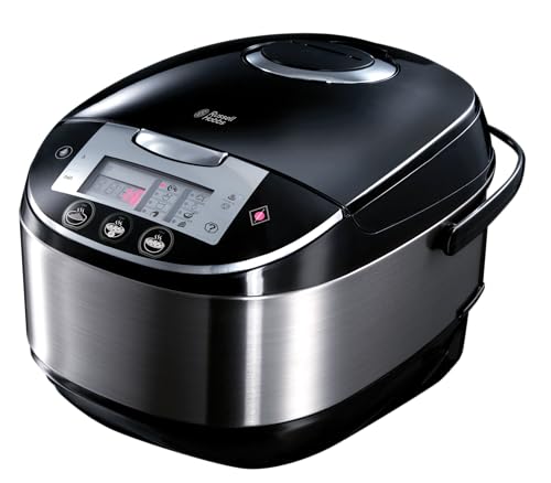 Russell Hobbs Robot de Cocina Cook@Home - Capacidad 5 L, Recipiente de Acero Inoxidable, Tapa Anticondensación, Plata - 21850-56