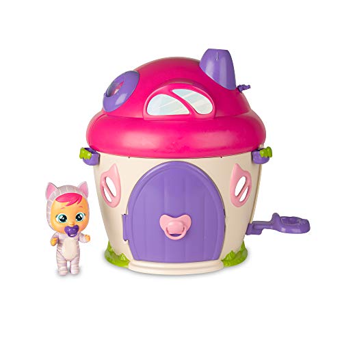 BEBÉS LLORONES LÁGRIMAS MÁGICAS La Casa de Katie - Casita mágica con música y pompa de jabón y la muñeca exclusiva Katie; Juguete para niña y niño +3 años