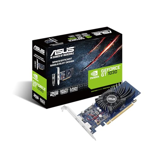 ASUS GT1030-2G-BRK - Tarjeta gráfica (GeForce GT 1030, 2 GB, GDDR5, 64 bit, 7680 x 4320 Pixeles, PCI Express 3.0)