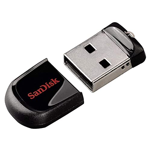 SanDisk Cruzer Fit Memoria USB de 16 GB, Negro (SDCZ33-016G-B35)