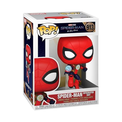 Funko POP! Marvel: Spider-Man - (Integrated Suit) - Spiderman No Way Home - Figuras Miniaturas Coleccionables Para Exhibición - Idea De Regalo - Mercancía Oficial - Juguetes Para Niños Y Adultos
