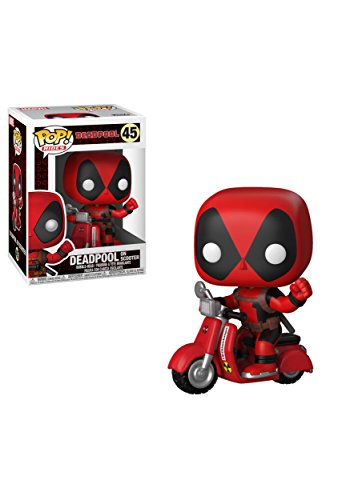 Funko Pop! Rides: Deadpool - Deadpool & Scooter - Figura de Vinilo Coleccionable - Idea de Regalo- Mercancia Oficial - Juguetes para Niños y Adultos - Comic Books Fans - Muñeco para Coleccionistas