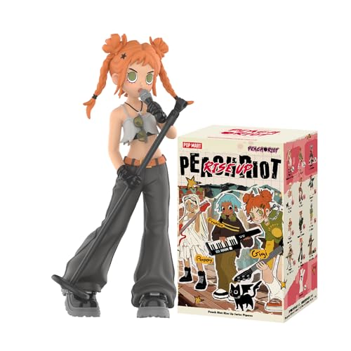 POP MART Peach Riot Rise Up 1PC Figura Aleatoria Figura de Acción Popular Figura Coleccionable y Adorable Juguete Artístico Regalo Creativo