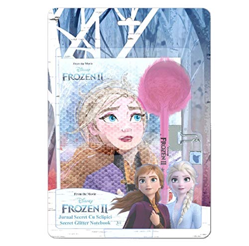 Disney Diario Secreto + boligrafo Pompon Frozen 2