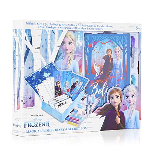 Disney Frozen Diario congelado de 2 Deseos mágicos y Caja Secreta
