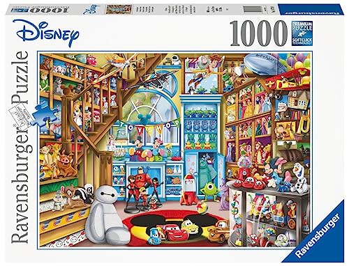 Ravensburger - Puzzle Disney La Tienda de Juguetes, Rompecabezas para Adultos, Regalo para Niños de 14+ Años, Juego Educativo y Estimulante, 1000 Piezas, 70x50 cm